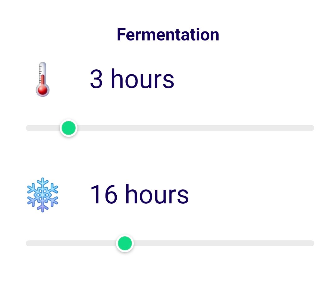 Temporizador para cada paso del proceso